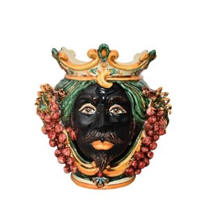 Testa h 25 uva verde/arancio maschio moro
