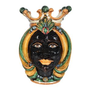 Testa h 38 verde/arancio maschio moro