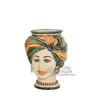 Testa h 20 tuareg corona liscia verde/arancio femmina
