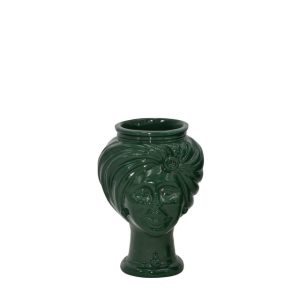 Testa h 16 corona liscia tuareg verde antico femmina - Bomboniera