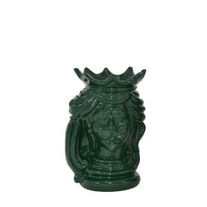 Testa h 15 verde antico maschio - Bomboniera