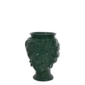 Testa h 20 tuareg corona liscia verde antico femmina