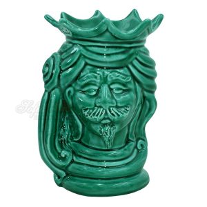 Testa h 15 verde smeraldo maschio - Bomboniera