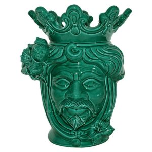 Testa h 40 limoni verde smeraldo maschio