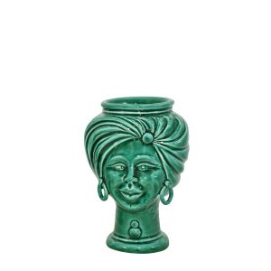 Testa h 16 corona liscia tuareg verde smeraldo femmina - Bomboniera