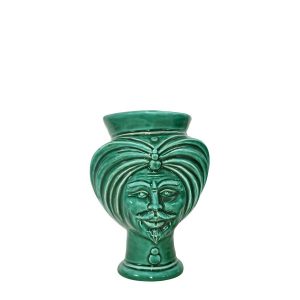 Testa h 16 corona liscia tuareg verde smeraldo maschio - Bomboniera