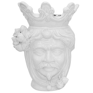 Applique a testa di moro h 40 limoni white line maschio