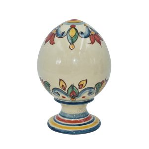 Uovo c/piede h 15 decoro sicily