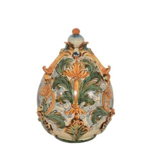 Uovo h 22 plastico sofia linea floreale