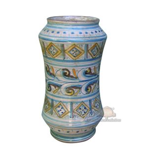 Vaso albarello h 25 antiche riproduzioni di caltagirone