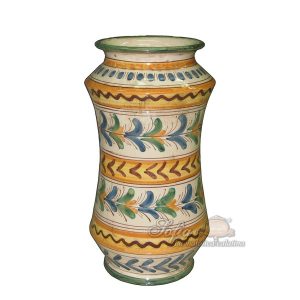 Vaso albarello h 30 antiche riproduzioni di caltagirone