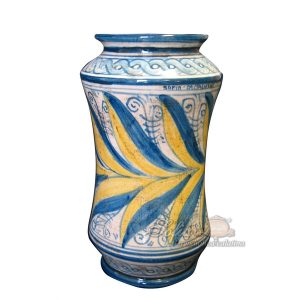Vaso albarello h 25 antiche riproduzioni di caltagirone