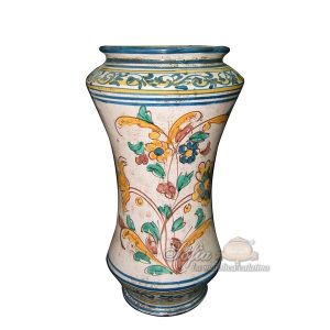 Vaso albarello h 25 antiche riproduzioni di caltagirone