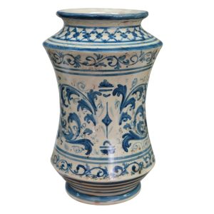 Vaso albarello h 20 antica riproduzione di caltagirone