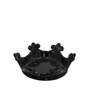 Corona svuota tasche piccola d. 20 cm black line - Bomboniera