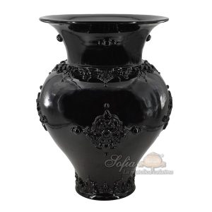 Portaombrello panciuto h 50 plastico sofia black line