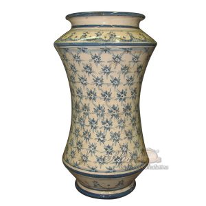 Vaso albarello h 25 linea stars mono blu