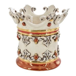 Torre h 25 plastico sofia madreperla antichizzato oro e lustri