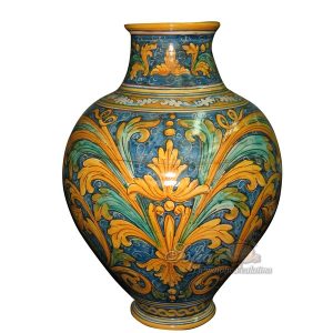 Vaso boccia h 35 ornato calatino