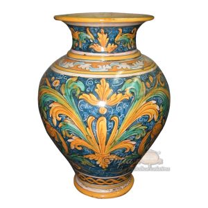 Vaso collo alto h 30 ornato calatino