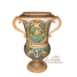 Vaso h 35 stile richard ornato calatino