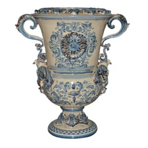 Vaso aquila h 35 plastico sofia mono blu