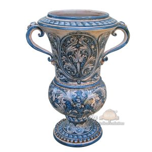 Vaso h 35 stile richard mono blu