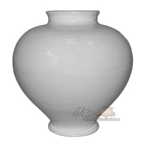 Vaso palla h 25 white line