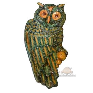 Gufo svuotatasche 10x23 verde/arancio