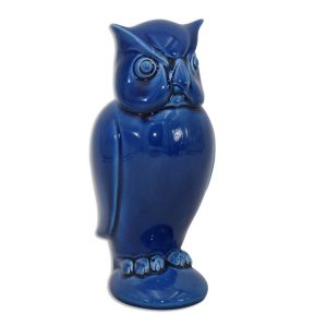 Gufo anacleto h 28 blu intenso