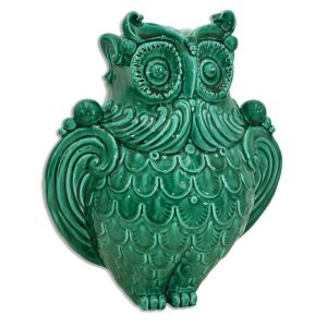 Gufo h 30 verde smeraldo