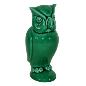 Gufo anacleto h 28 verde smeraldo