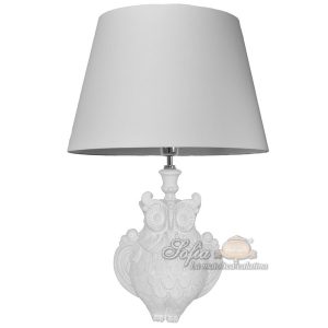 Lume a Gufo h 30 white line (h60 c/paralume Ø40)