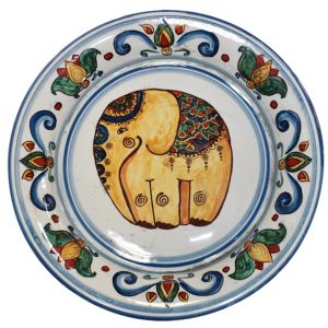 Fangotto Ø 30 decoro elefante colorato