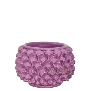 Vaso mezza pigna s/piede Ø 15 glicine