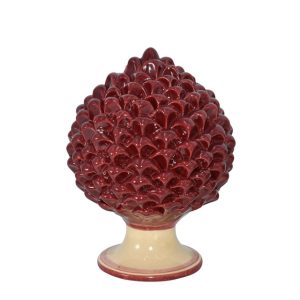 Pigna artigianale h 15 mono bordeaux