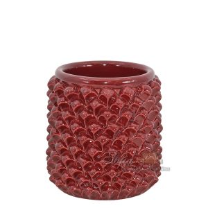 Cilindro a pigna h 14 bordeaux integrale