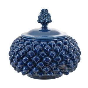 Biscottiera a pigna Ø 20 blu intenso