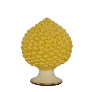 Pigna artigianale h 10 giallo/arancio - Bomboniera