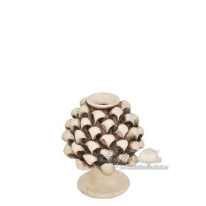 Pigna profumatore h 12 madreperla antichizzato - Bomboniera