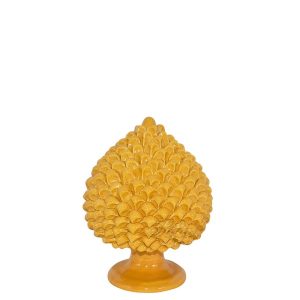 Pigna artigianale h 10 senape - Bomboniera