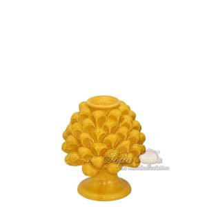 Pigna profumatore h 12 senape - Bomboniera