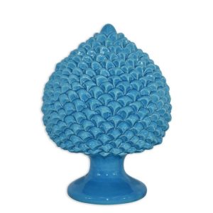 Pigna artigianale h 35 turchese