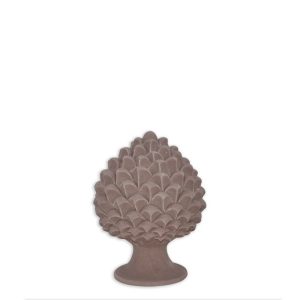 Pigna artigianale h 10 tortora opaco - Bomboniera