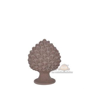 Pigna artigianale h 15 tortora opaco