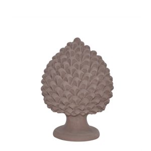 Pigna artigianale h 20 tortora opaco