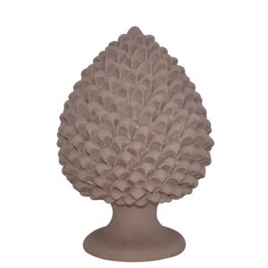 Pigna artigianale h 30 tortora opaco