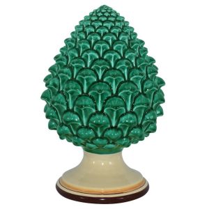 Pigna semilavorata memo h 30 verde/arancio