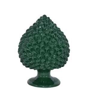 Pigna artigianale h 20 verde antico