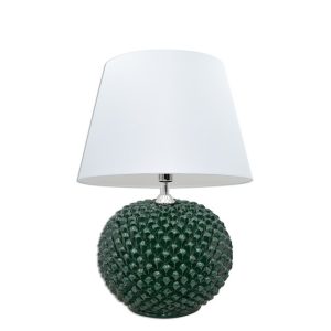 Lume palla a pigna h 20 verde antico (h43 c/paralume Ø35)